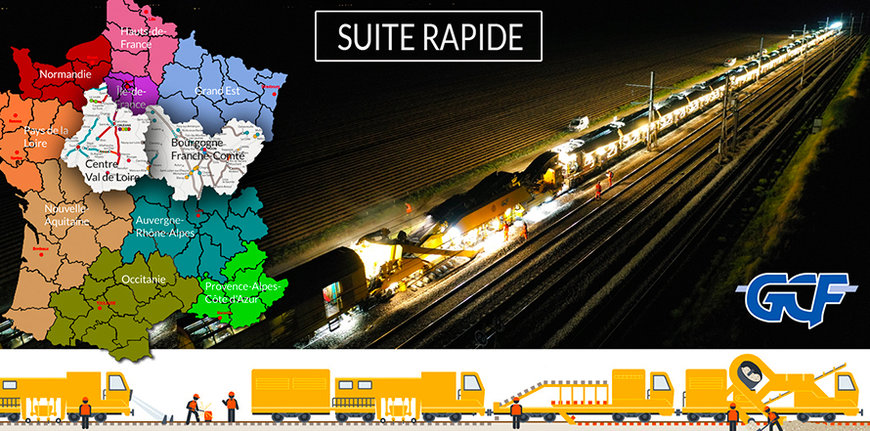 Suite Rapide, nuovo cantiere a Montargis Lavori in notturna sulla Lyon - Moret